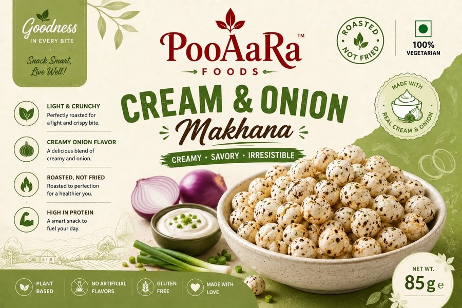 Cream & Onion Makhana
